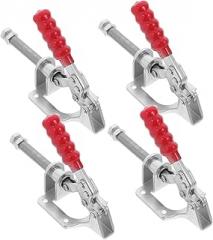 4pcs Push Pull Toggle Clamp Heavy Duty Woodworking Clamp Quick Release Latch for Metal Electronics