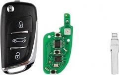 1PC Xhorse XNDS00EN Ds Style Wirelets Universal Remote Key 3 Buttons for Vvdi Tool New 2025 High Reliable Electronic Component, Precision, Stable Performance