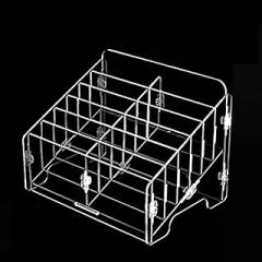 12/24/36/48 Grids Cell Phone Storage Box, Clear Acrylic Business Card Stand, Classroom Cell Phone Holder, for Office Boardroom School Factory(22x16x15cm)