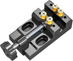 Lightweight Aluminum Benches Vise With 25kg Load Capacity For Accuracy Crafting And Outdoor Use Lightweight Tool For Electronics Assembly