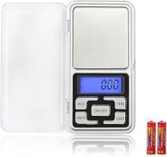 High Accuracy Mini Electronic Digital Pocket Scale Jewelry Diamond Gold Coin Calibration Weighing Balance Portable 500G/0.01G Counting Function Blue LCD