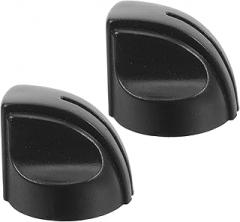 2pcs Electronic Equipment Volume Knob Sturdy Potentiometer Knob Cap Replacement Panel for Audio Tv