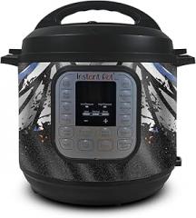 Glossy Glitter Skin Compatible with Instant Pot Duo 6-Quart - Blade Fan - Premium 3M Vinyl Protective Wrap Decal - Easy to Apply | Made in The USA by MightySkins