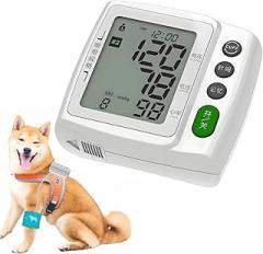 Pet Wearable Blood Pressure Monitor, Digital Veterinary Equipment with 4 Cuffs, Animal Electronic Sphygmomanometer or Dog/Cat/Pets Animal Care