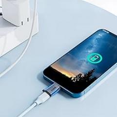 Adapter Micro USB Male to USB-C Female 2 Pack，Electronic Adapter for OTG、Charging and Data Transfer，Compatible with Phones,Computers,Tablet,etc.