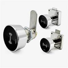 Smart Home Touch Screen Electronic Password Swipe Card Lock Gym Office Drawer Door Lock 1Pcs(MS138-22)