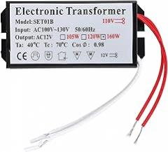 12V Electronic Transformer, Low Voltage Transformer with Remote Control Improve Power Quality, Dimming, Remote Control, for Landscape Lighting, Pathway, Garden Light (160W)