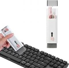 7 in 1 Laptop Cleaning Kit Keyboard Cleaner,Computer Screen Cleaning Brush Tool,Computer Cleaning Tools Kit Corner Gap Duster Keycap Puller(Pink)