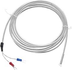 K Type Thermocouple, 200cm Thermocouple, K Type / 78.7inch Length 0-200 ℃ 2 Wire for Temperature Measurement in Kilns Gas Turbines