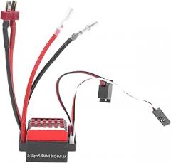 Dilwe 360A Electronic Speed Controller ESC Bidirectional Brushed Engine Spare Parts for Remote Control Crawer Car (T Plug)