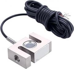 Load Cell Sensor, S Type Tension and Pressure Load Cell Weighing Sensor 20-2000KG 1-3 Tons for Hanging Scale for DIY Portable Electronic Kitchen Scale Kit(100KG)