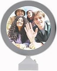 FAVOMOTO Digital Photo Frame, 3 in 1 LED Vanity Mirror Photo Album LED Photo Frame Electronic Picture Frame Mirror for Mother's Day present Couple Anniversary