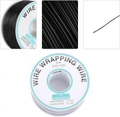 Dioche 30AWG Tin Plated Copper Wire Wrapping Cable – 250 Meter Spool for Electronics and Breadboards