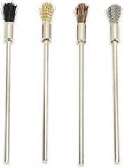 Stainless Steel Wire Brush Set, Remove, for Derusting and Grinding, Wide Applications for Miniature Electronic Instruments, Jewelry