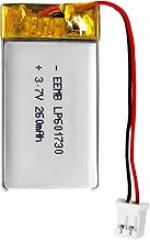 EEMB Lithium Polymer Battery 3.7V 260mAh 601730 Lipo Rechargeable Battery Pack with Wire JST Connector for Speaker and Wireless Device- Confirm Device & Connector Polarity Before Purchase