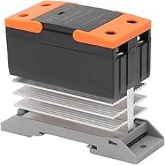 Solid State Relay SSR Input DC 3‑32V to Output SSR Electronic Equipment AC 24‑480V with Heat Sink for Home