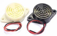 1PCS 95DB Alarm High-Decibel 3-24V 12V Electronic Buzzer Beep Alarm Continuous Beep for SFM-27 HYT-3015(White)
