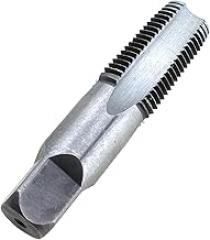 RLECS NPT 1/2 Pipe Thread Taps Plumbing Tap Straight Flute Tap Silver Steel Round Shank Tap with Square Head Suitable for Faucet Water Pipe Factory Equipment Electronic Equipment