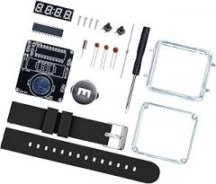Electronics Project Kits Customizable LED Wristwatches Kits with Metal Hybrids Straps and Detailed Guide Assembly Wri