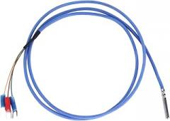 PT100 Temperature Sensor Probe Stainless Steel Silver Plated PTFE Wire RTD Temperature Sensor for Water Tanks and Swimming Pools 1m 39.37in