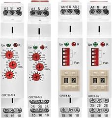 Multifunction Timer Relay Electronic Adjustable Or Digital Setting Timer Switch 12V 24V 48V 110V 220V GRT8-M GRT8-K 1Pcs(GRT8-M1-AC230V)