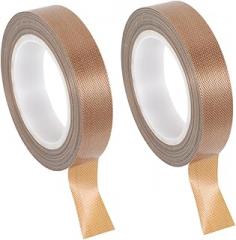 LIFKOME 2rolls PTFE High-Temperature Insulation Tape for Vacuum Sealer Each Non-Stick Sealer Tape for Heat Applications Packaging and Electronics