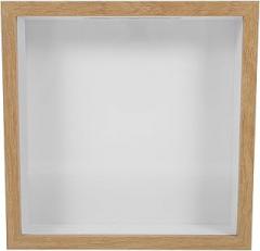 Milisten Memory Display Shadow Box Frame 8-inch Wood Hollow 3cm Depth Top Loading Event Tickets Photo Keepsakes Collection Case