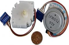 4-Phase 5-Wire 35mm Gearbox Low Noise Gear Stepper Stepping Electronic Starter 26 Ohm Robot Car Precision Gear Ratio 32:1 Motor Drivers