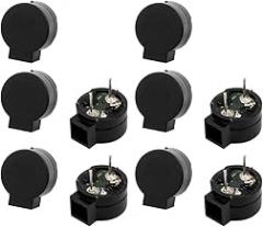 10pcs DC Speakers 5V 2 Terminals Single-Side Buzz Passive Stereo Electronic Satellite Speakers Buzzer 13x11x7mm