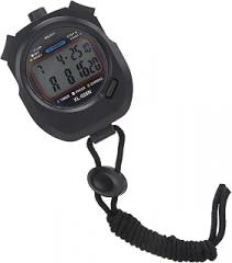 aqxreight Sports Timer 2Row Digital Display Multifunction Electronic Stopwatch for Competitions Fitness Training Comfortable Ergonomic Dynamic Decent Size Which Channel Display