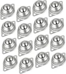 Ciieeo 16Pcs Rotatable Ball Transfer Bearings Ball Casters for Furniture with Rotation Stable Design for Electronics Machinery and Supermarkets