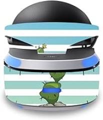 MightySkins Skin Compatible with Sony Playstation VR wrap Cover Sticker Skins Happy Cactus
