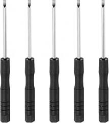 uxcell Mini Slotted Screwdriver, 2.0mm Flat Head for Watch Eyeglasses Electronics Repair, 5 Pcs
