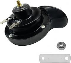 12V Loud Car Horn, Universal Snail Horn Kit Waterproof High Low Tone, Alternative Electronic Components for Motorcycles, Trucks, Bikes, Boats, Automotive Accessories