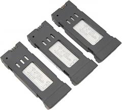 Zerodis RC Drone Lithium Battery, Short Circuit RC Plane Lithium Battery Overcharge Wide Compatibility with 3 in 1 Charging Cable for E88 (1800mah)