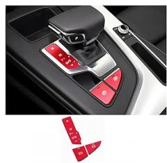 Car Electronic Handbrake Decoration Cover Trim Button Stickers Compatible with Audi A4 B9 2017-2021 Interior Accessories(C-Blue 2Pcs)