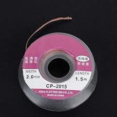 NonCorrosive Insulation Soldering Wick, Pack of 5 BGA Solder Remover Wire Braid (1.5M)