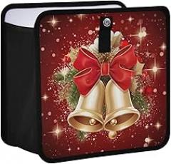 Car Trash Can Collapsible Christmas Bell Hanging Waterproof Leakproof Trash Can Multifunctional Car Organizer