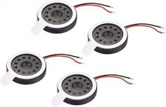 uxcell 1W 8 Ohm 16mm Dia Speaker with Wire for Electronic Projects 4pcs