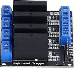 Relay Module 4 Channel Solid State Relay Module with for DIY Electronics Enthusiasts