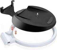 PS5 Stand with LED Luminous Base for PlayStation 5 PS5 Disc /Digital Version,PS5 Console Base Light Stand Support Voice Control TP5-1562 (Stand + Base)