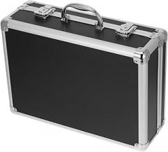 Lockable Aluminum Alloy Tool Case Multi-purpose Portable Storage Box for Tools and Electronics Design for Home Office and Travel Lightweight and Easy to Carry