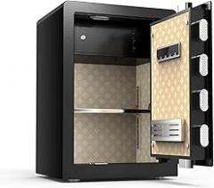 File Cabinet Office Filing Cabinet Steel safe box with Electronic Keypad, Perfect for Home, Office, Hotel,Business storage, 22.05x15.75x12.99 Inches, black Filing Cabinets