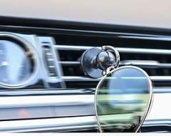 Car Air Vent Sunglass Holder Hanger Pack of 2 (Silver)