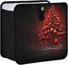 Car Trash Can Collapsible Christmas Ball Hanging Waterproof Leakproof Trash Can Multifunctional Car Organizer