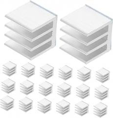20pcs Adhesive Heatsink Blocks for CPU Gpu Cooling Compact Accessory Efficient Heat Dissipation Safe Easy Installation Robust Construction for Electronics