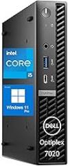 Dell OptiPlex 7020 Micro Form Factor Desktop, Intel Core I5-14500T (14 Core up to 4.8 GHz), 16GB DDR4 RAM, 1TB PCIe SSD, RJ-45 Ethernet, HDMI, WIFI6, Bluetooth, Windows 11 Pro, Black