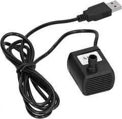 DC Brushless Pump, Mini 0508 Submersible Pump, 160L H USB Powered 80cm Head for Electronics