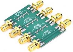 Radio Frequency Attenuator DC-4.0GHz Fixed RF Attenuators SMA Double Female Head Interface 50Ω Impedance for Lab Testing Electronics