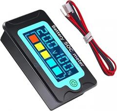 Waterproof Battreriy Capacity Indicator DC VoltTrackier Metier 8-100V Lead Acid-Thitium Battreriy Tester Trackier Metier 12V 24V 48V 72V New 2026 High for Reliable Electronic Component